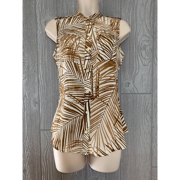 Banana Republic Tops - Banana Republic Silk Sleeveless Blouse 0